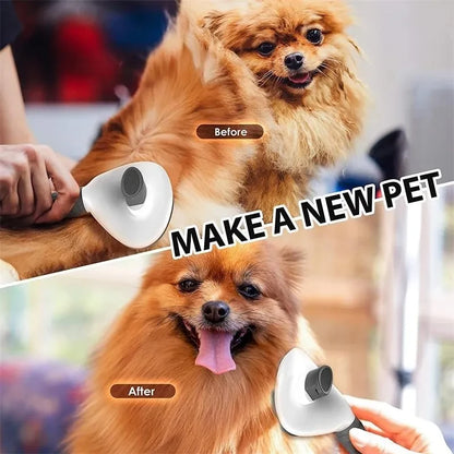 Cepillo para perros y gatos, peine autolimpiante para quitar el pelo de mascotas, herramientas de aseo para perros y gatos, peine para desmastar mascotas, accesorios para perros