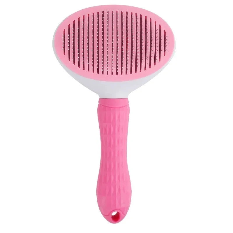 Cepillo para perros y gatos, peine autolimpiante para quitar el pelo de mascotas, herramientas de aseo para perros y gatos, peine para desmastar mascotas, accesorios para perros