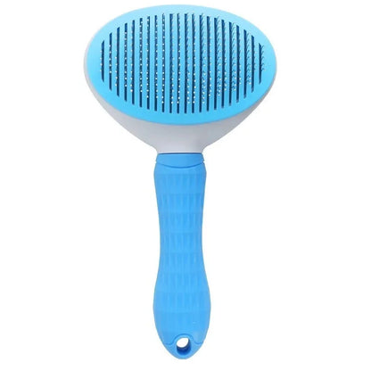 Cepillo para perros y gatos, peine autolimpiante para quitar el pelo de mascotas, herramientas de aseo para perros y gatos, peine para desmastar mascotas, accesorios para perros