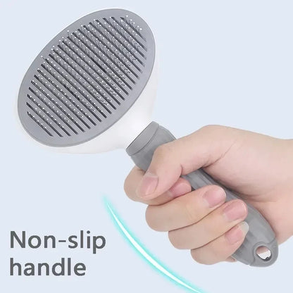Cepillo para perros y gatos, peine autolimpiante para quitar el pelo de mascotas, herramientas de aseo para perros y gatos, peine para desmastar mascotas, accesorios para perros